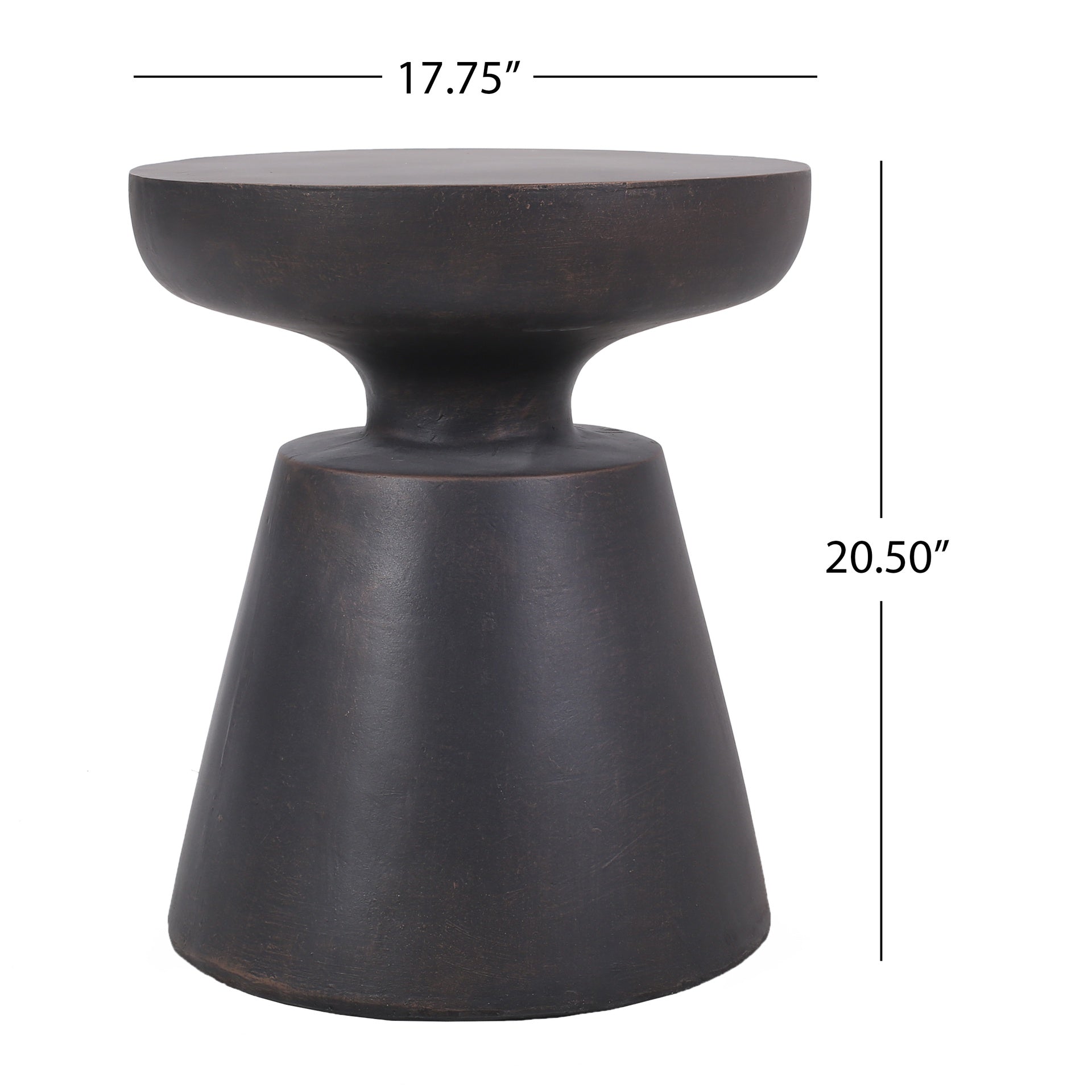 Outdoor LightWeight Concrete Side Table