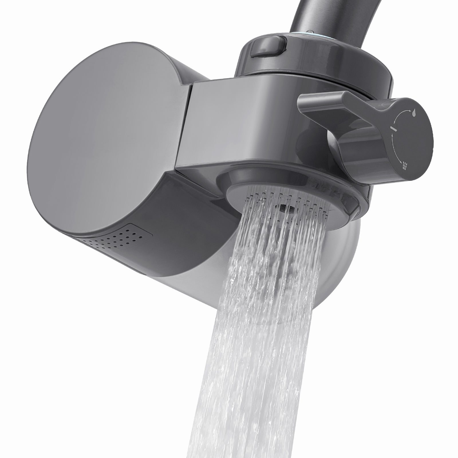 Faucet Mount Water Filter Sink Water Purifier for Kitchen Horizontal Gray