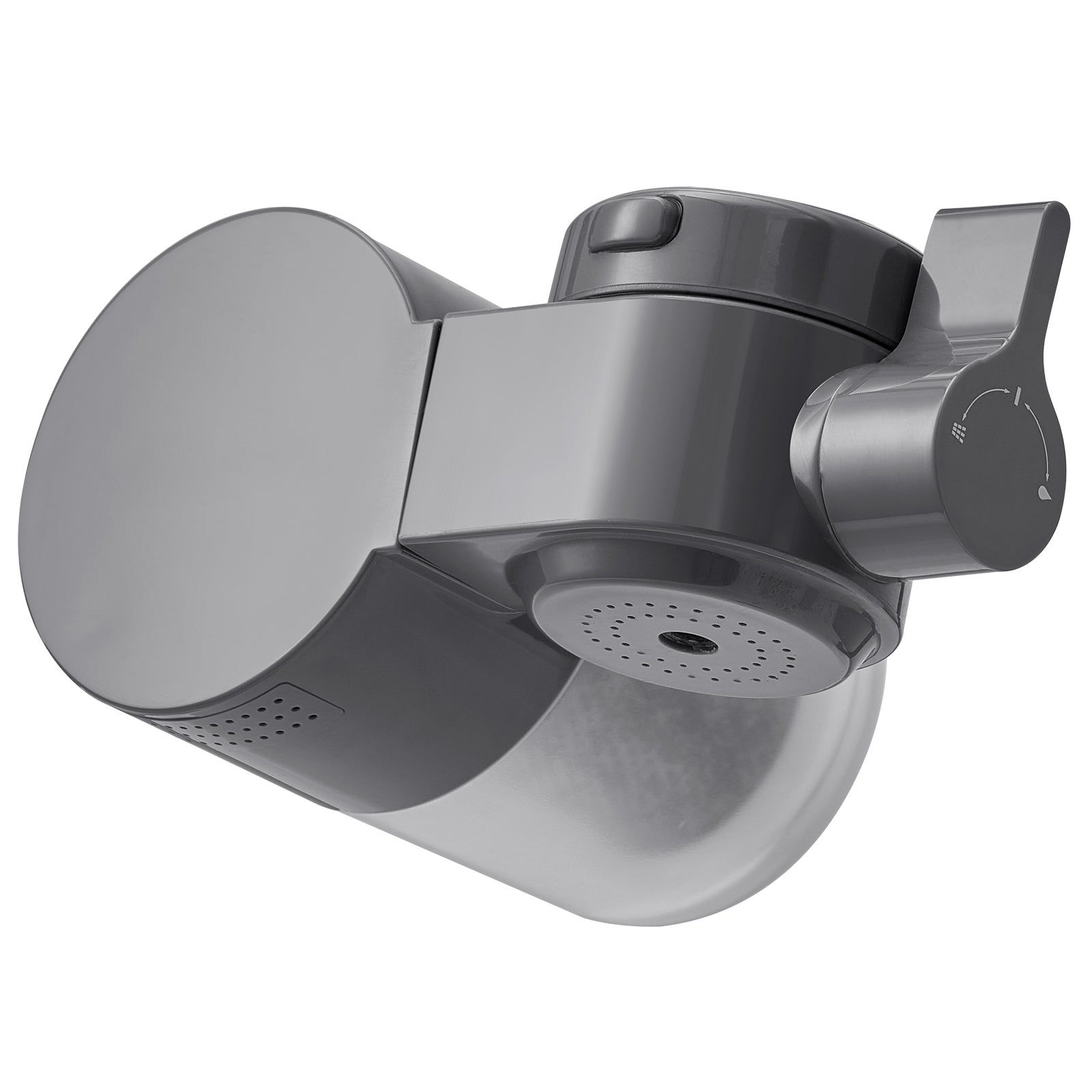 Faucet Mount Water Filter Sink Water Purifier for Kitchen Horizontal Gray