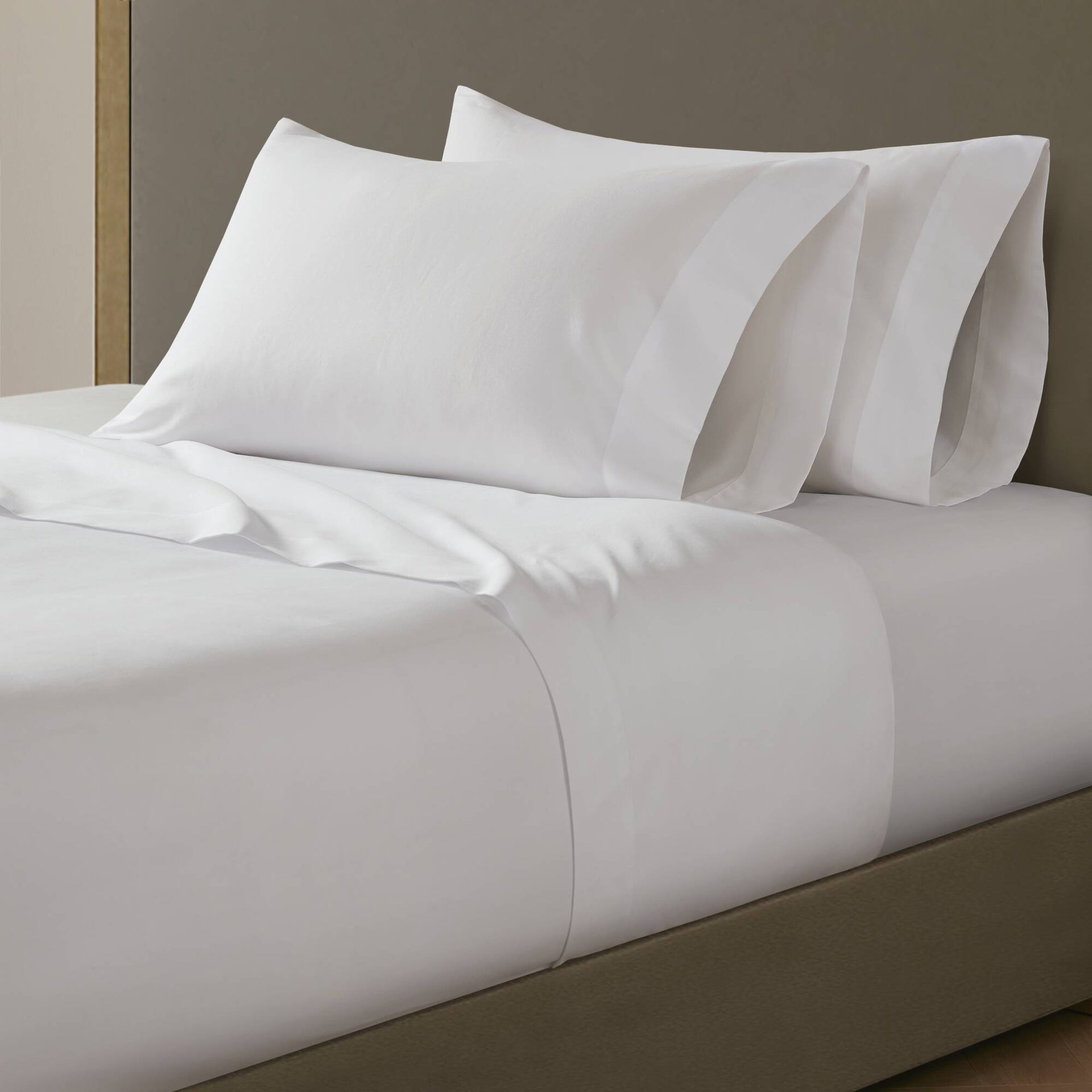 4-Piece Queen Essential Microfiber Sheet Set, White