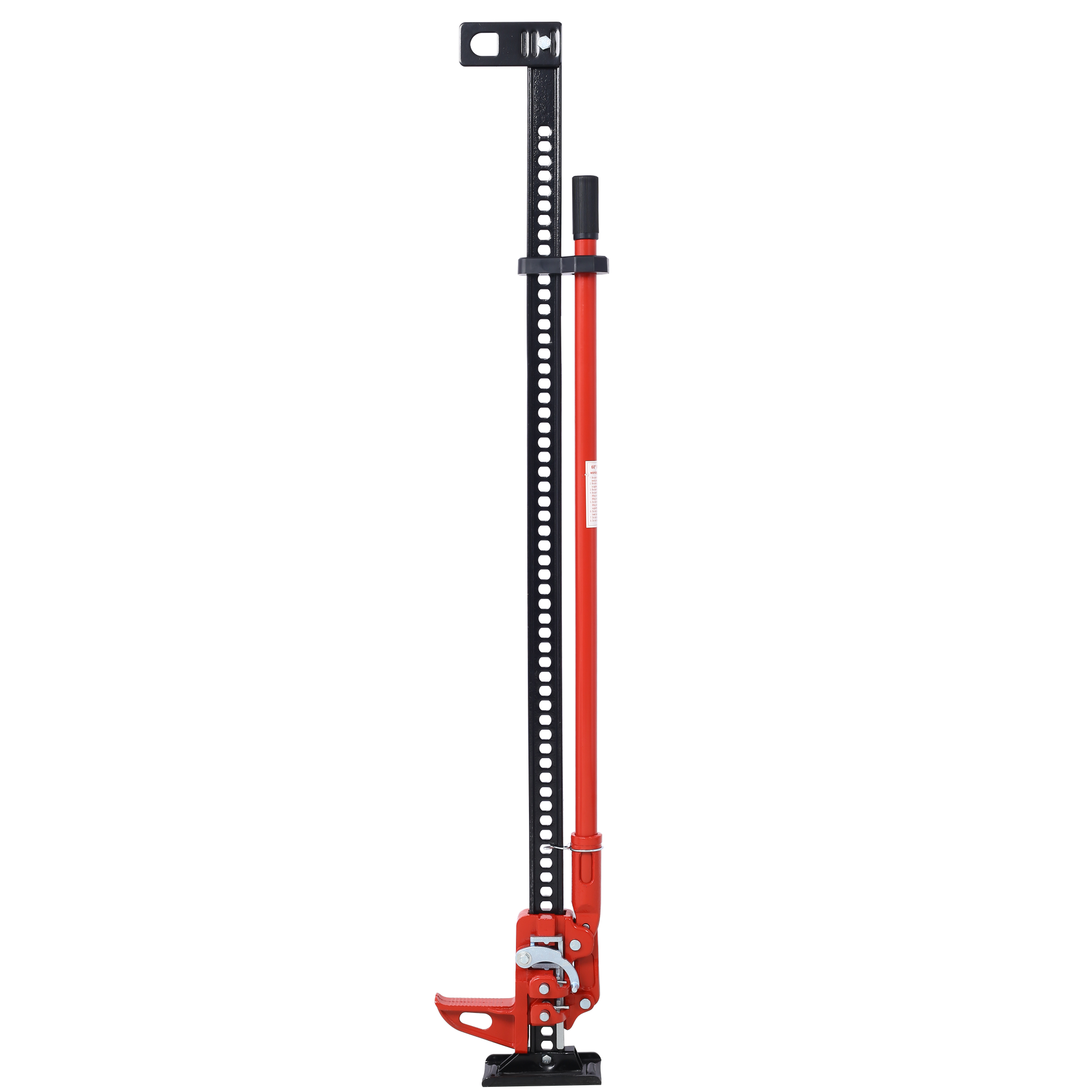 High Lift Farm Jack,60" Utility Farm Jack, 7000 lbs Capacity Ratcheting Off Road Utility Jack, Heavy-Duty Farm Jack for Tractor, Truck, SUV, Bumper Lift, RED