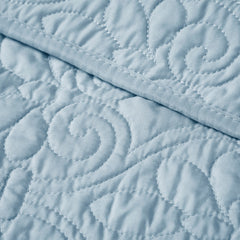 Oversized Quilted Throw Blue 60x70"