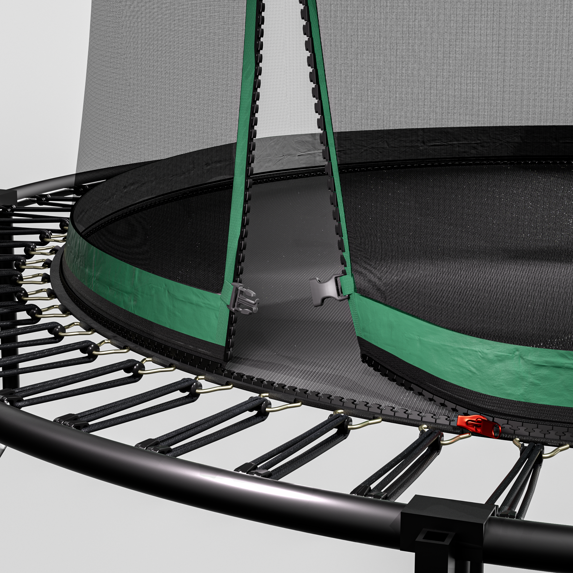 YC 14FT Springfree no Gap Trampoline- Green
