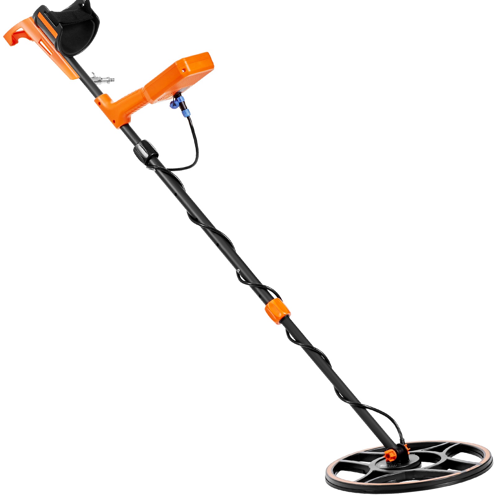 Waterproof Metal Detector, 12" Coil, Professional Rechargeable Gold Detector, 39-50 in Adjustable with LCD 7 Modes Advanced DSP Chip Bluetooth Headset, IP68 for Detecting Gold Treasure Hunting