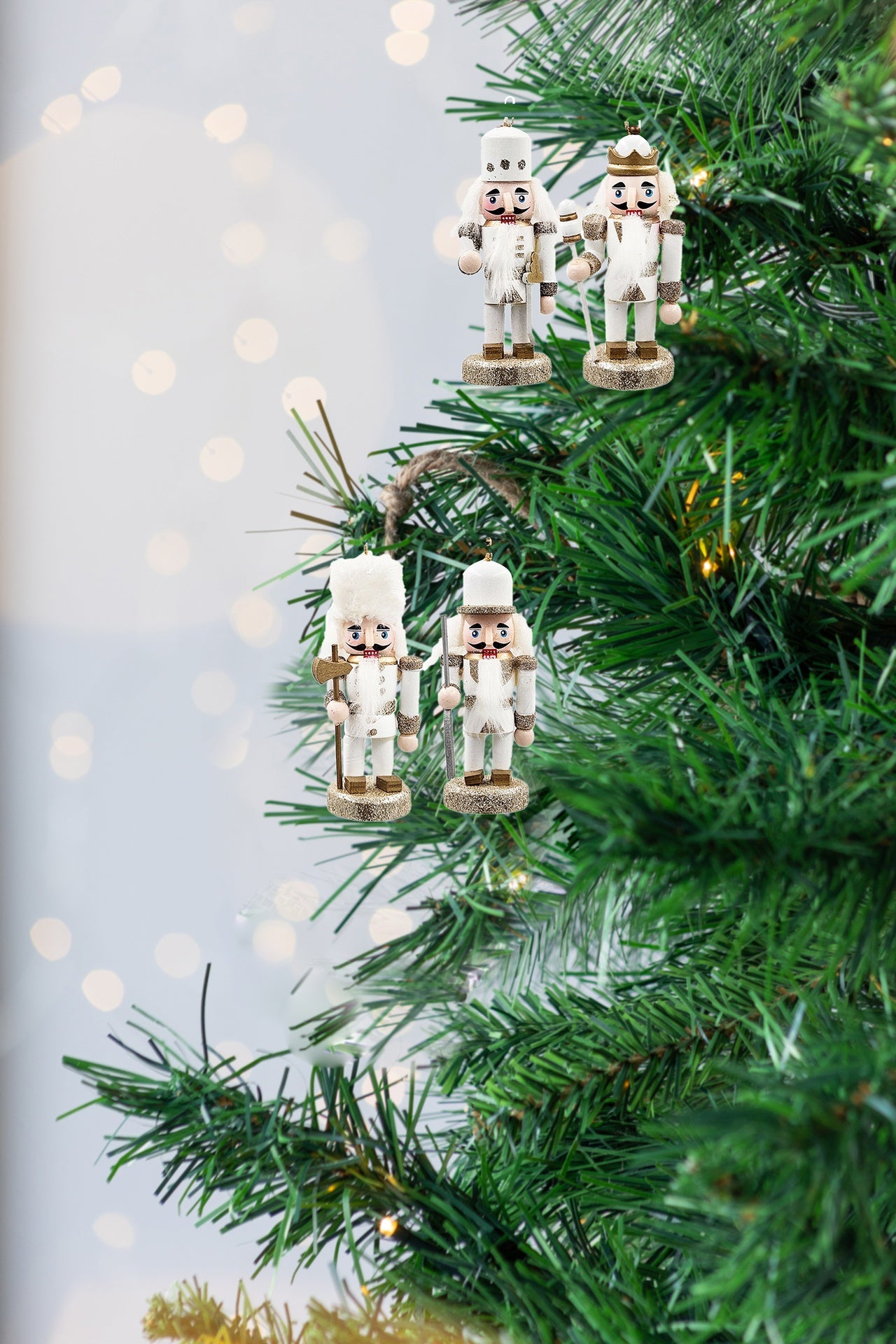 S/4 3.9" Nutcraker Ornaments