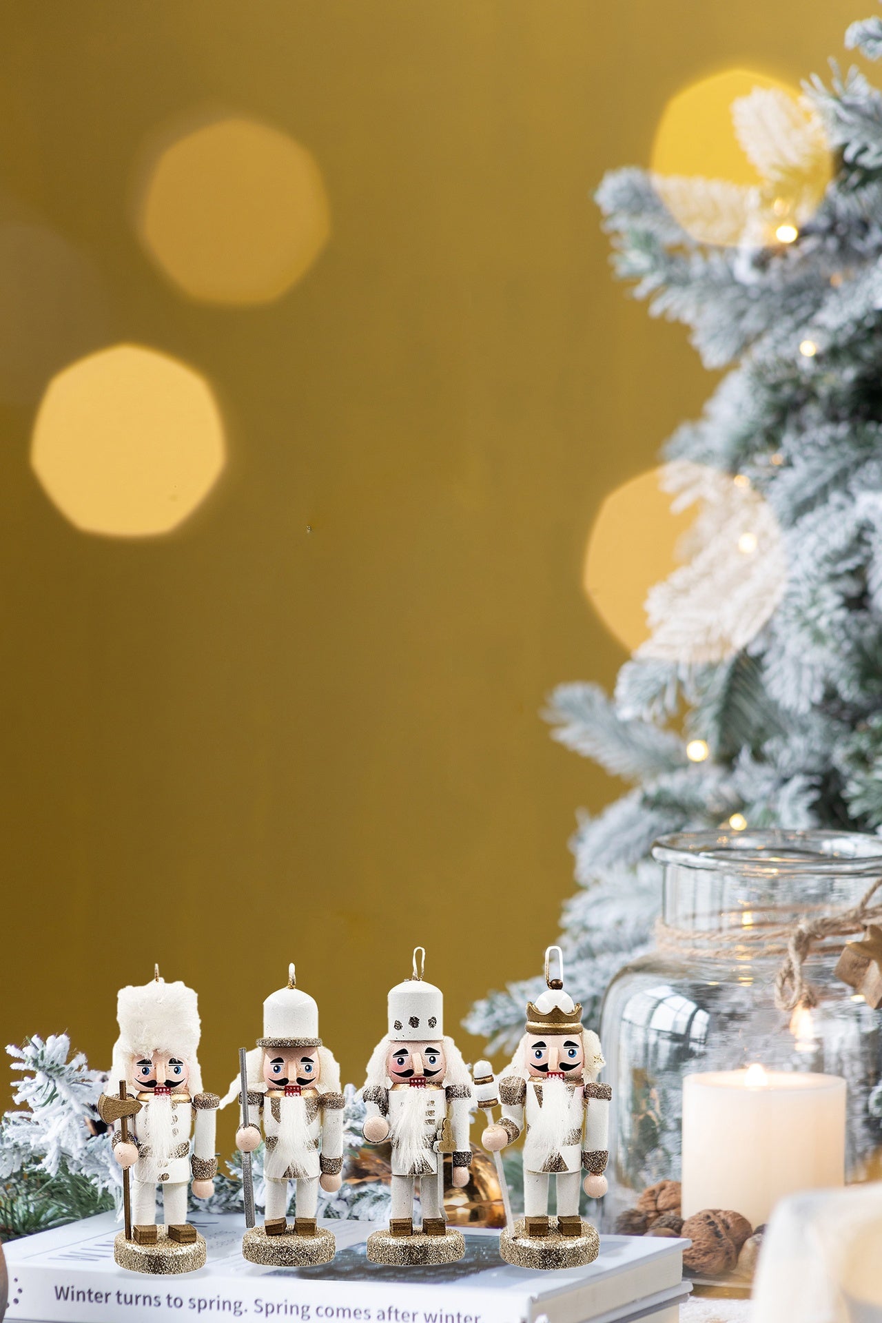 S/4 3.9" Nutcraker Ornaments