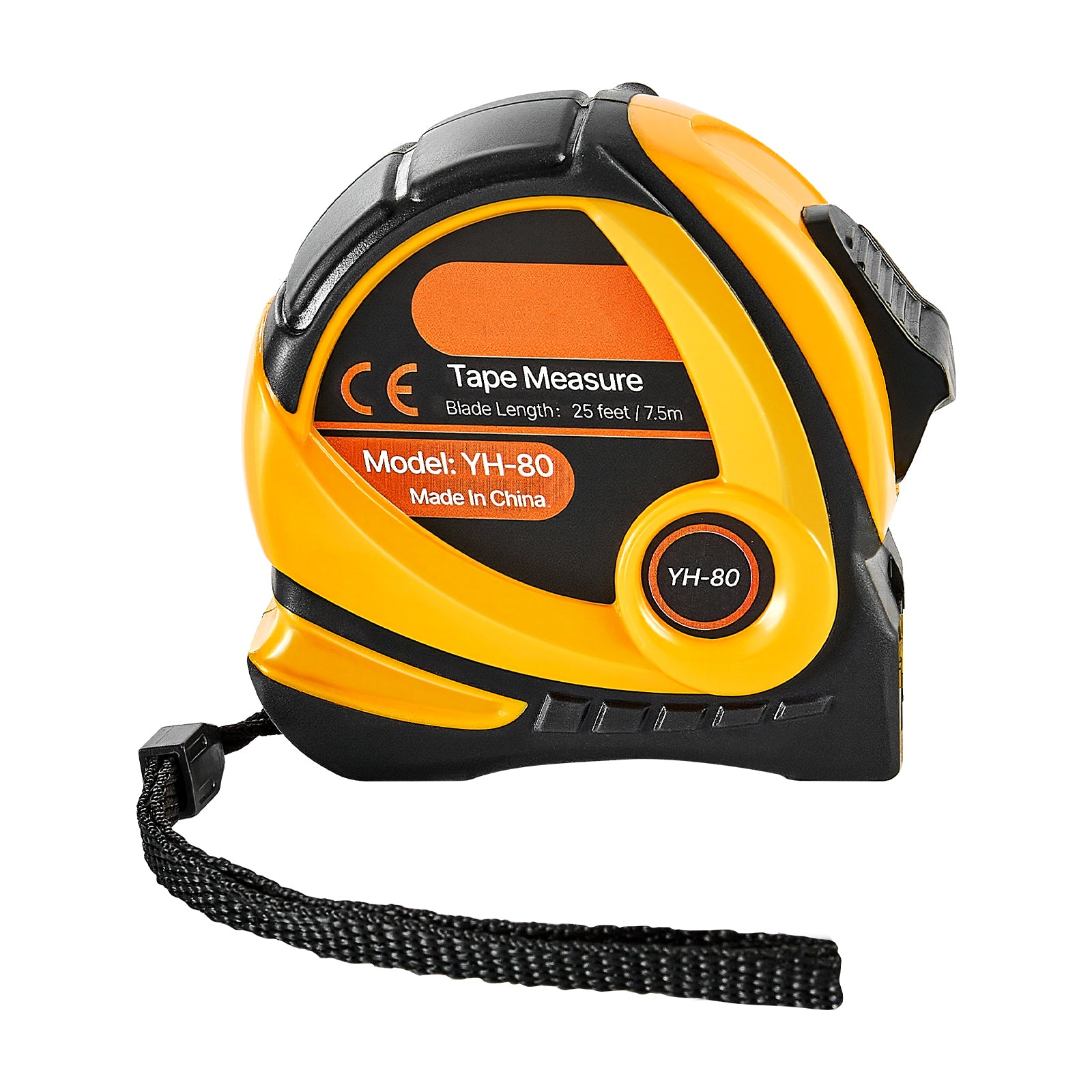 Tape Measure 25 ft Length, Measuring Tape with Retractable, Imperial and Metric ft/m Dual-Scale & ABS Case & Easy Read Steel Measurement Tool, for Outdoor,Decoration