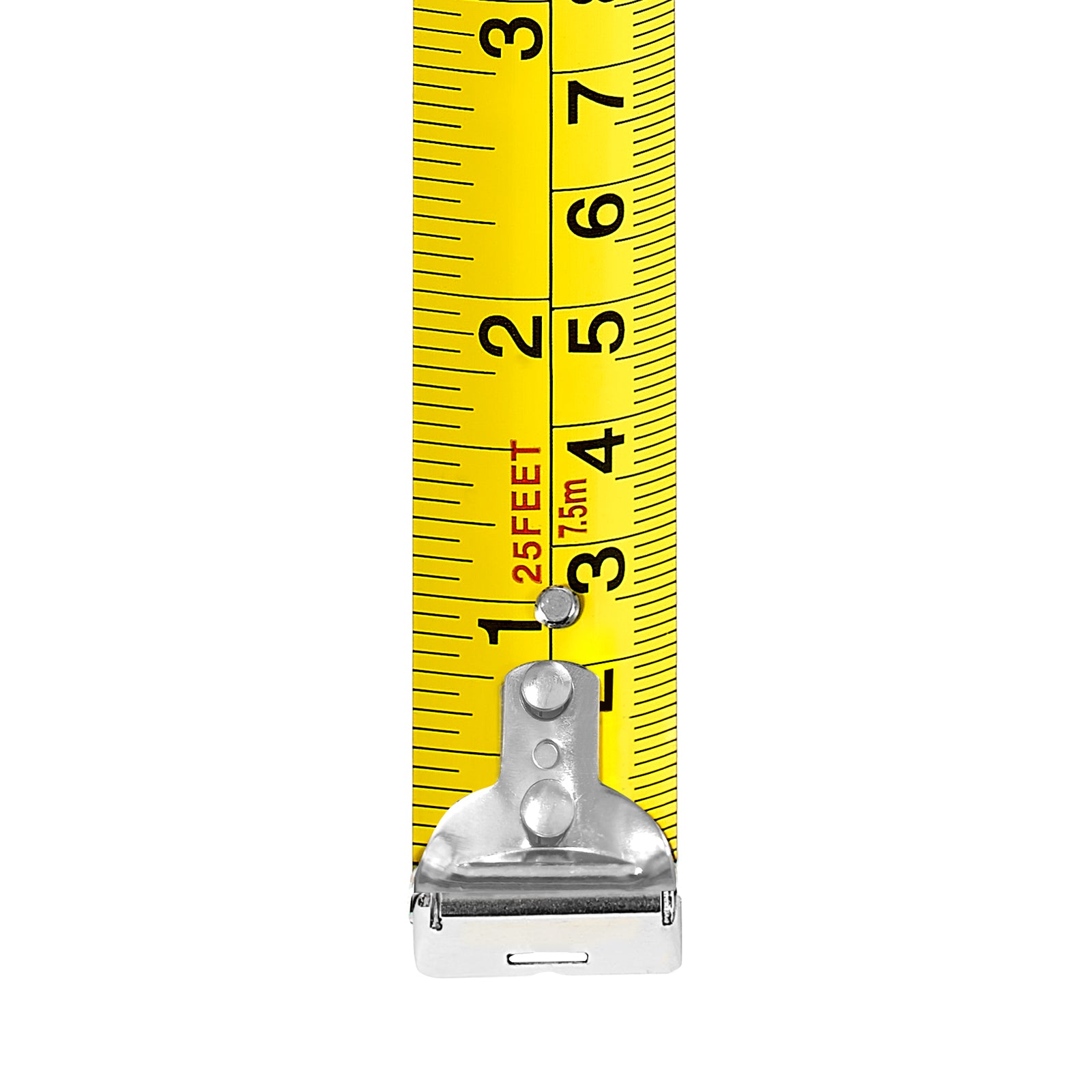 Tape Measure 25 ft Length, Measuring Tape with Retractable, Imperial and Metric ft/m Dual-Scale & ABS Case & Easy Read Steel Measurement Tool, for Outdoor,Decoration