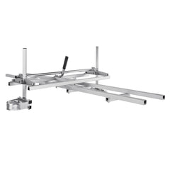 Chainsaw Mill and Rail Mill Guide System, Portable Sawmill 14"-36" Guide Bar, 9ft Aluminum Saw Milling Rail Guide with Chainsaw Planking Mill for Woodworkers and Carpenters