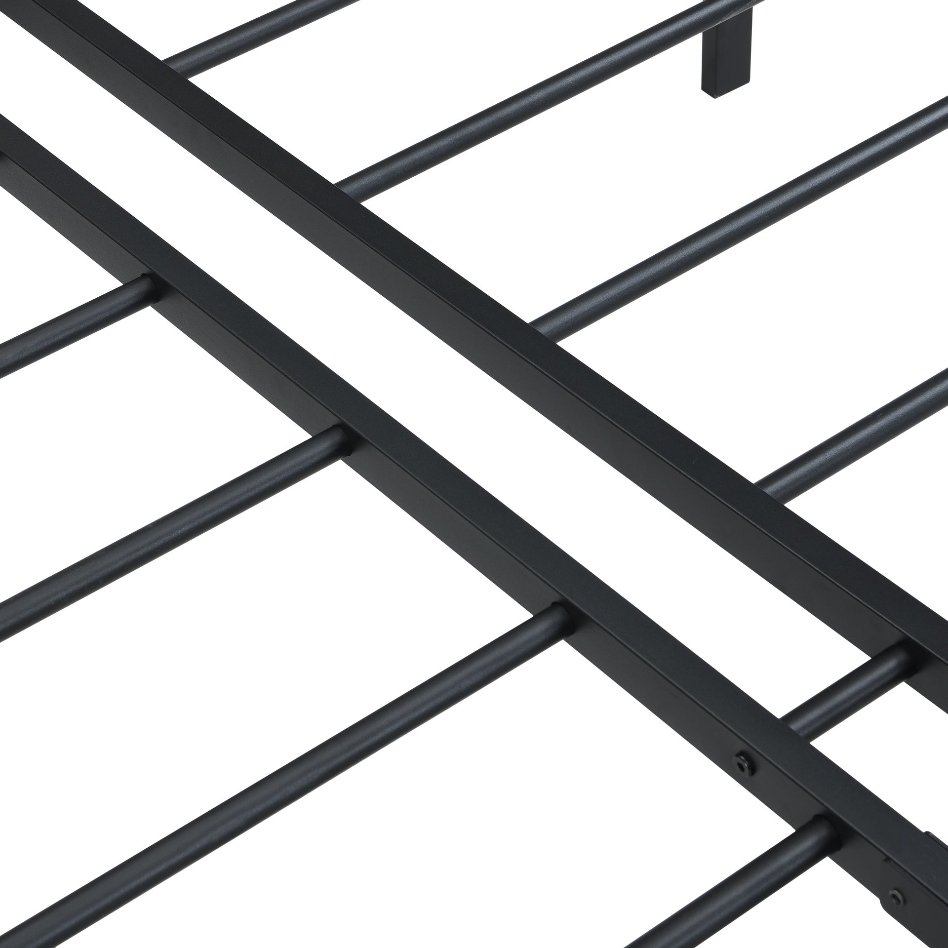Queen Size Bed Frame , Heavy Duty Metal Bed Frame , Quick & Easy Assembly, No Noise, Black