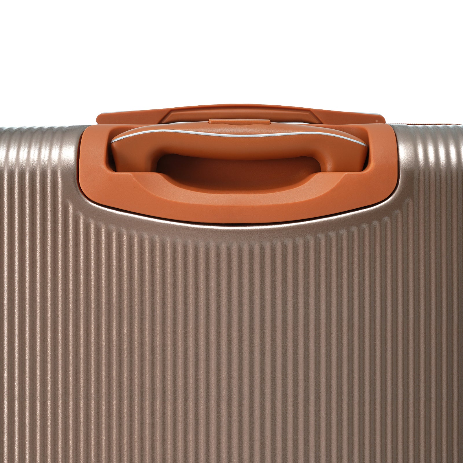Hardshell Luggage Set 3-Piece, 20 Inch Carry-On Suitcase with Spinner Wheels TSA Lock, Lightweight Durable ABS for Travel Business, Copper Color