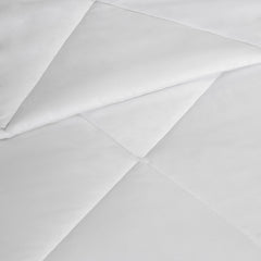 Oversized Down Alt Comforter with HeiQ Smart Temp Treatment White Full/Queen