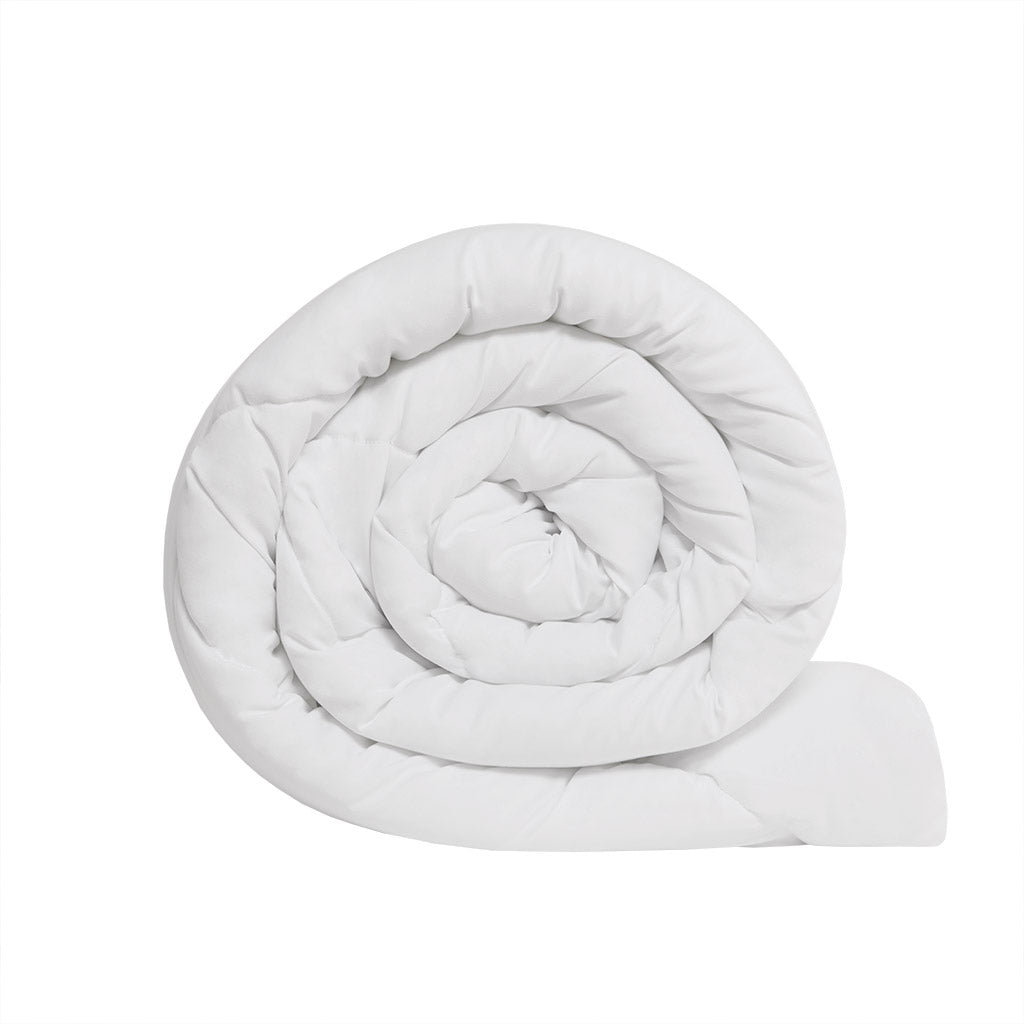 Oversized Down Alt Comforter with HeiQ Smart Temp Treatment White Full/Queen