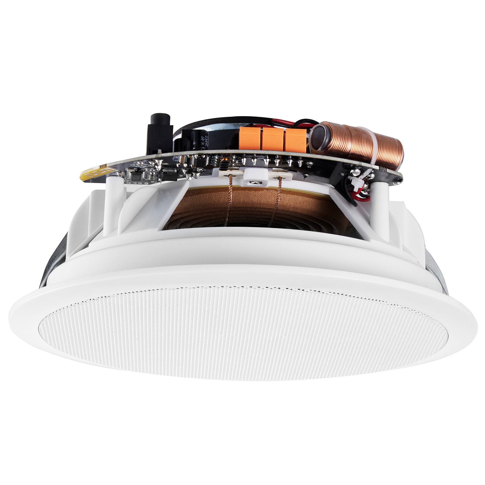 4 PCs 6.5'' Bluetooth in Ceiling Speakers, 150W, Flush Mount Ceiling & in-Wall Speaker System with 8ΩImpedance 89dB Sensitivity, for Home Kitchen Living Room Bedroom or Covered Outdoor Porches