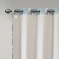 Printed Ikat Blackout Curtain Panel(Only 1 Pc Panel)