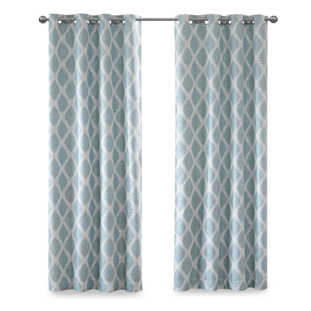 Printed Ikat Blackout Curtain Panel(Only 1 Pc Panel)