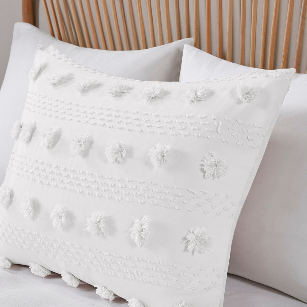 Full/Queen Clip Jacquard Comforter Set