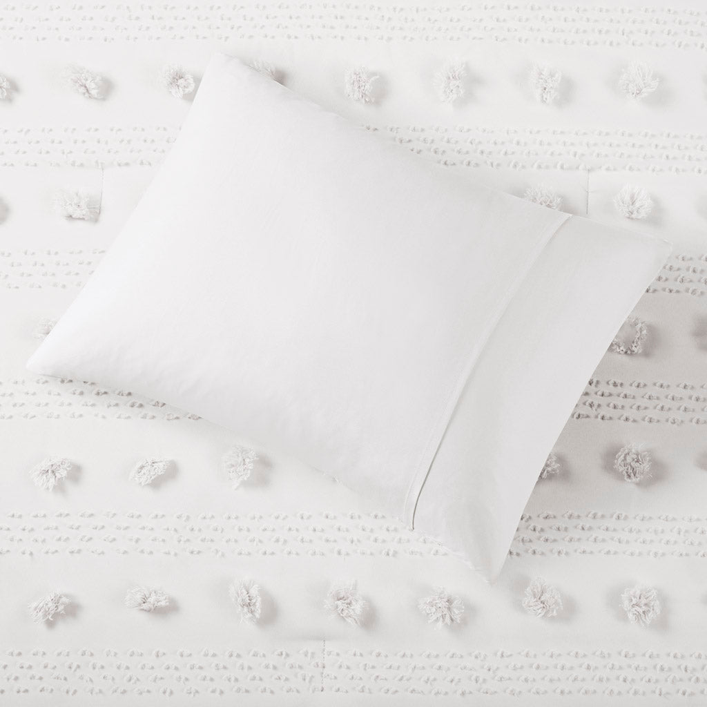 Full/Queen Clip Jacquard Comforter Set