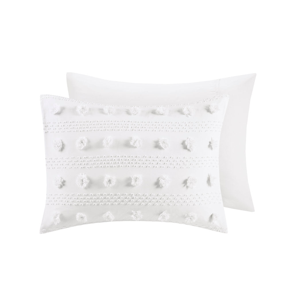 Full/Queen Clip Jacquard Comforter Set