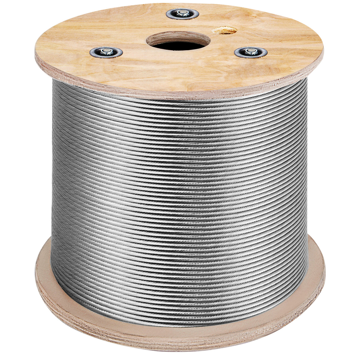 3/16 Inch 7x19 Stainless Steel Aircraft Cable Reel 500FT Stainless Steel Cable T304 Wire Rope Winch Cable Replacement (T304)