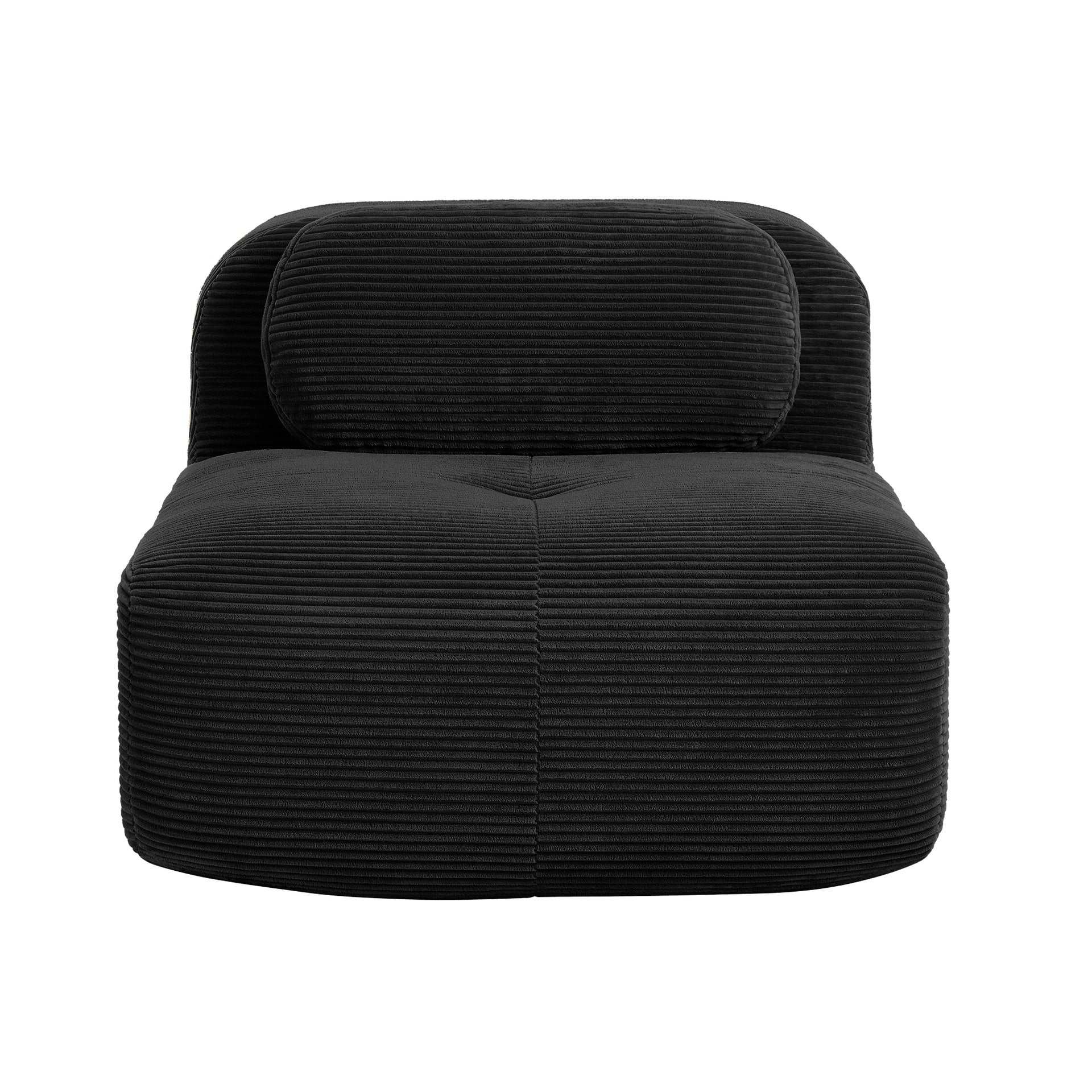 Hamlet LSF&RSF Corner Sofa W/Pillows Corduroy-Black