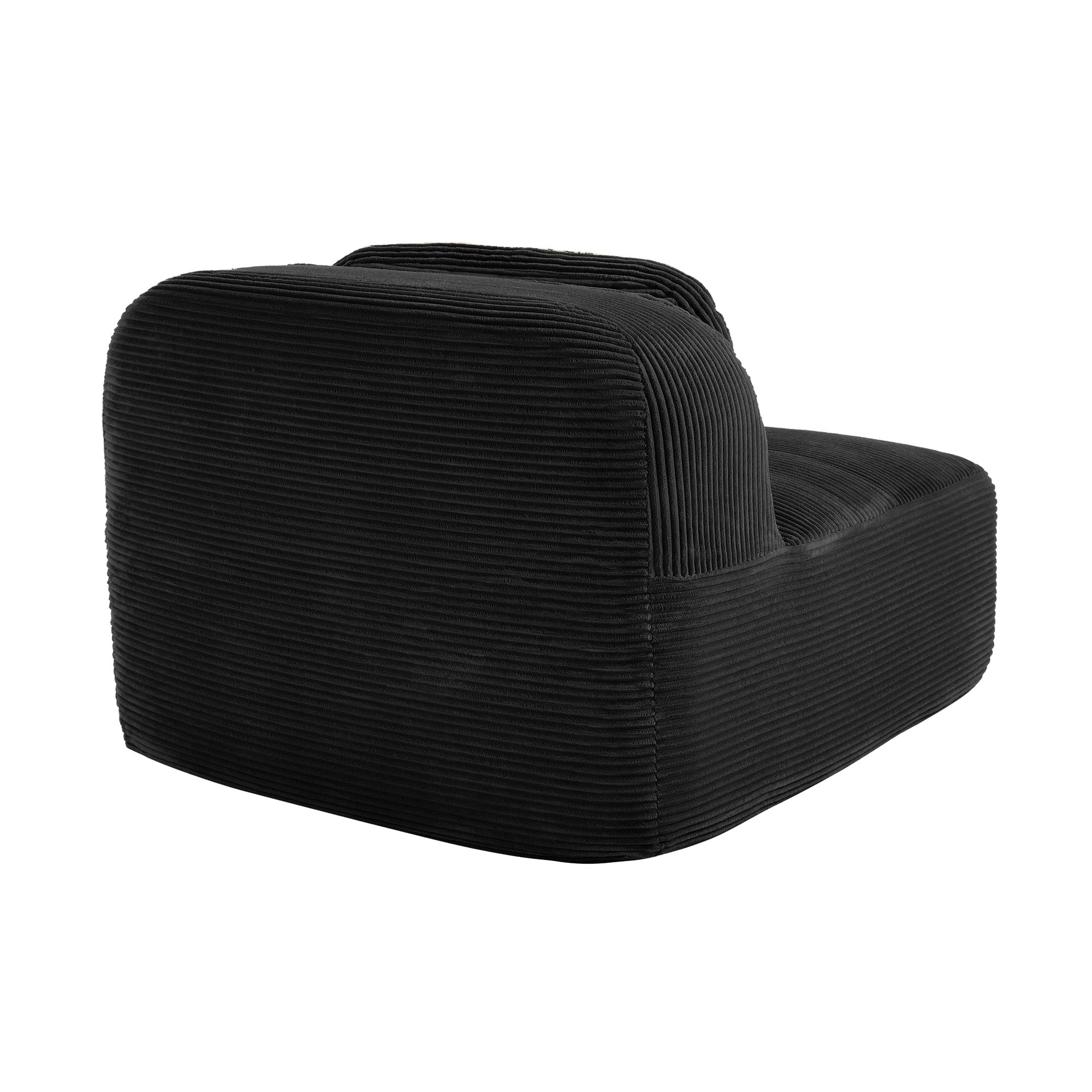 Hamlet LSF&RSF Corner Sofa W/Pillows Corduroy-Black