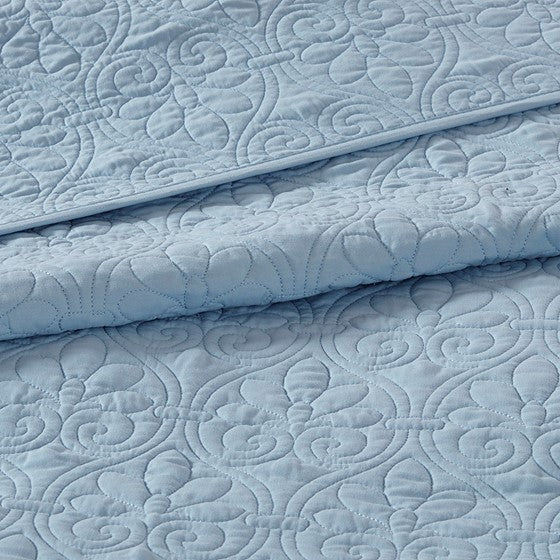 Reversible Quilt Set Blue Full/Queen
