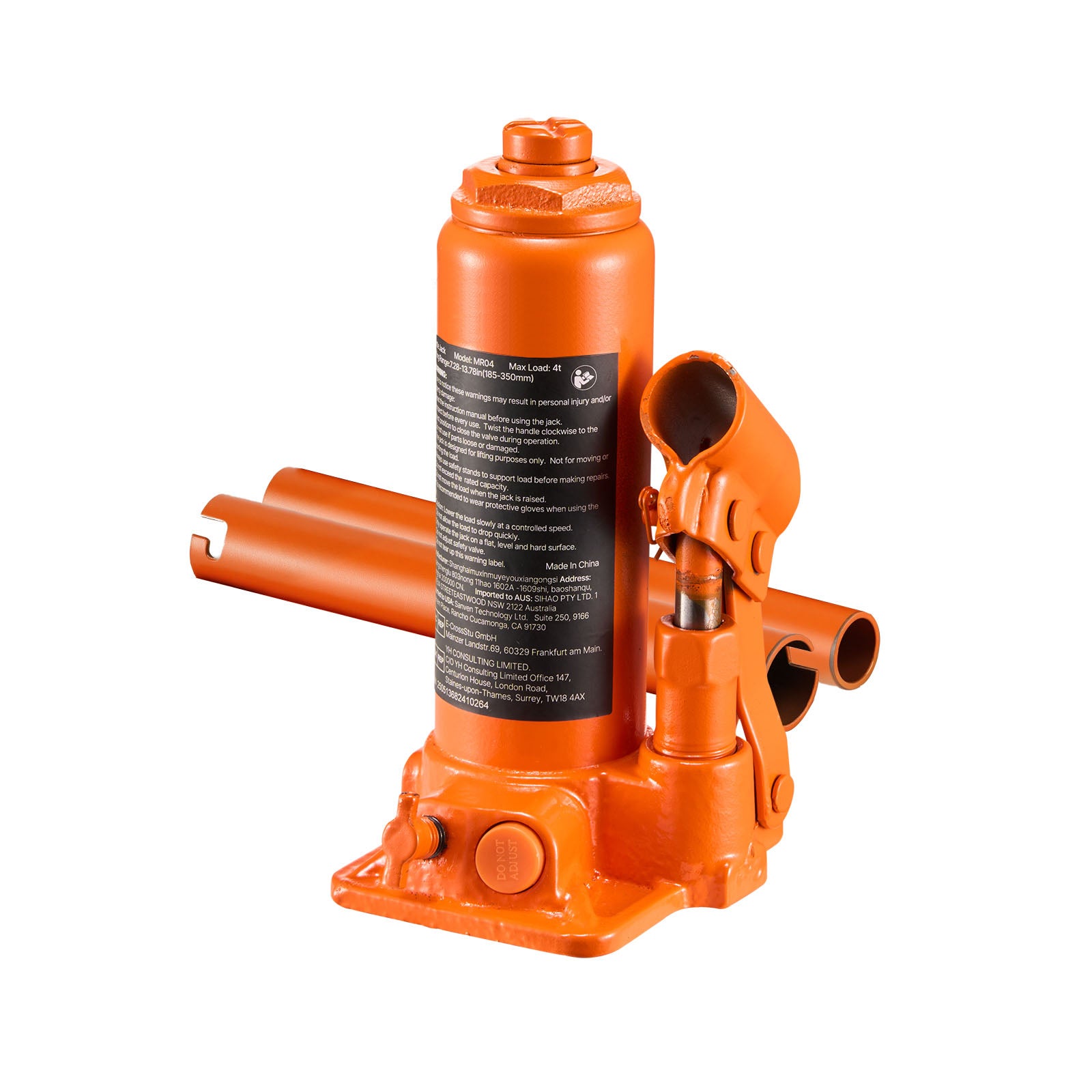 Hydraulic Bottle Jack High Lift Jack 4 Ton (8818.4 lbs) Car Auto Repair