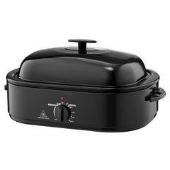 Electric Roaster Oven 18QT Electric Turkey Roaster with Self-Basting Lid