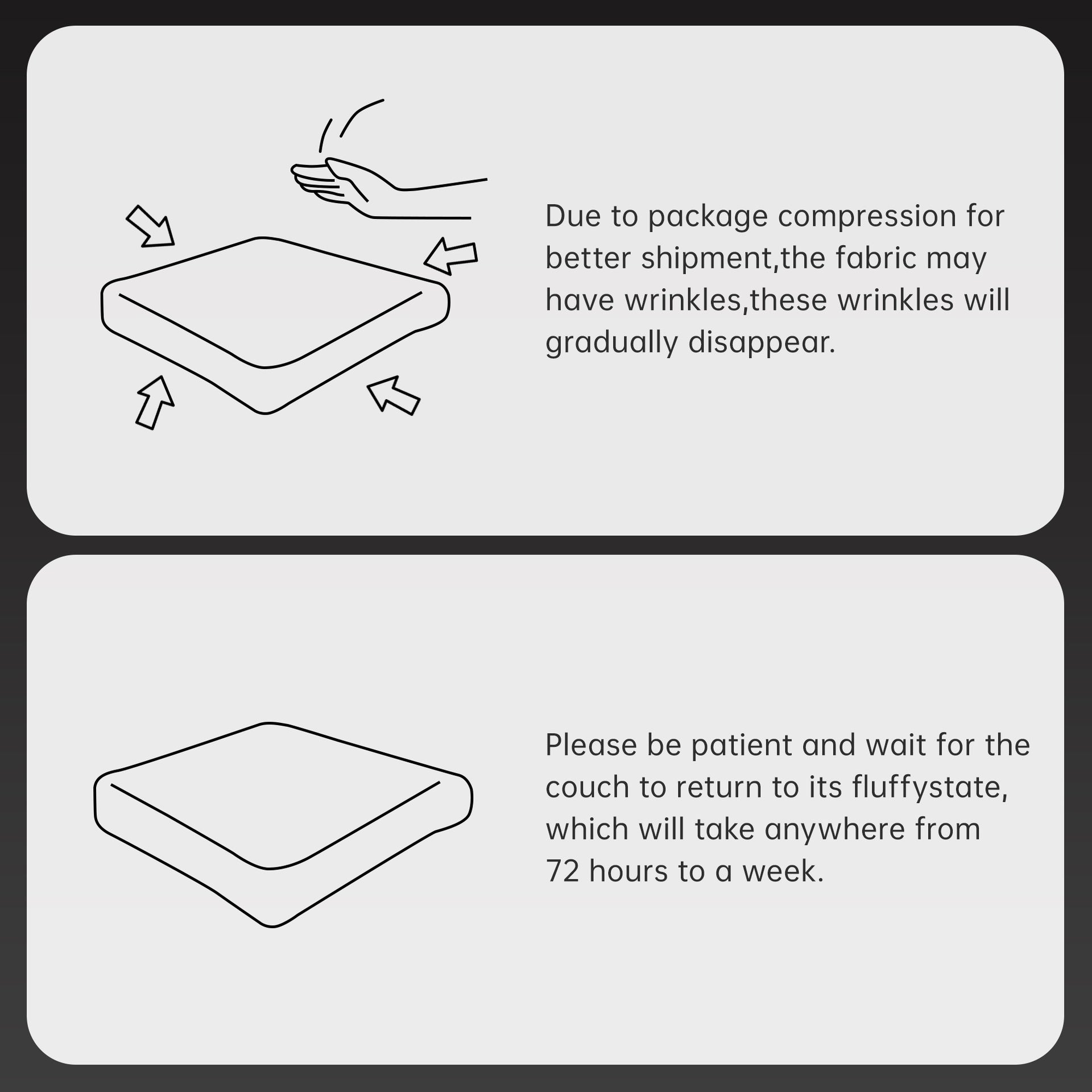 3-seat sofa premiumCorduroy Fabric fabric modular multi-combination anti-slip design no assembly curved armrests ergonomic support high-resilience sponge for living rooms bedrooms,Black