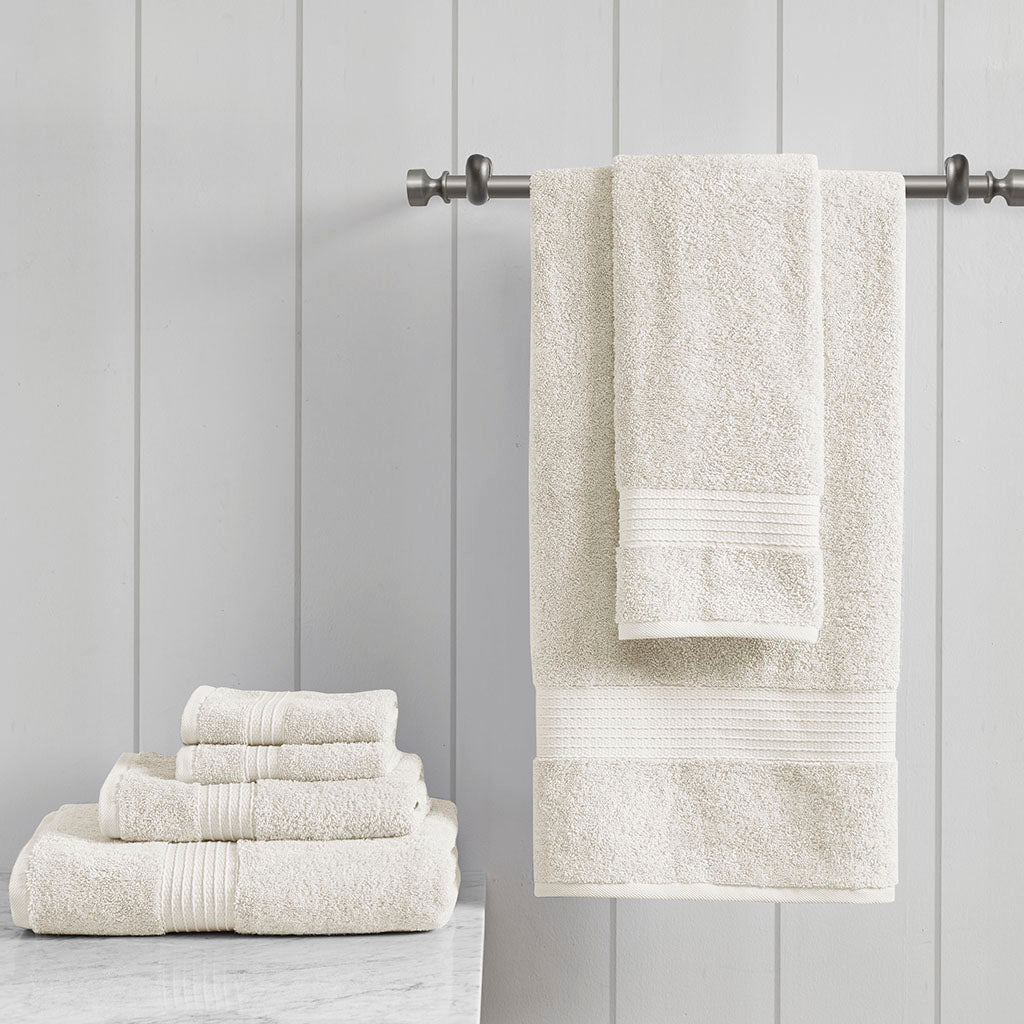 6 Piece Organic Cotton Towel Set