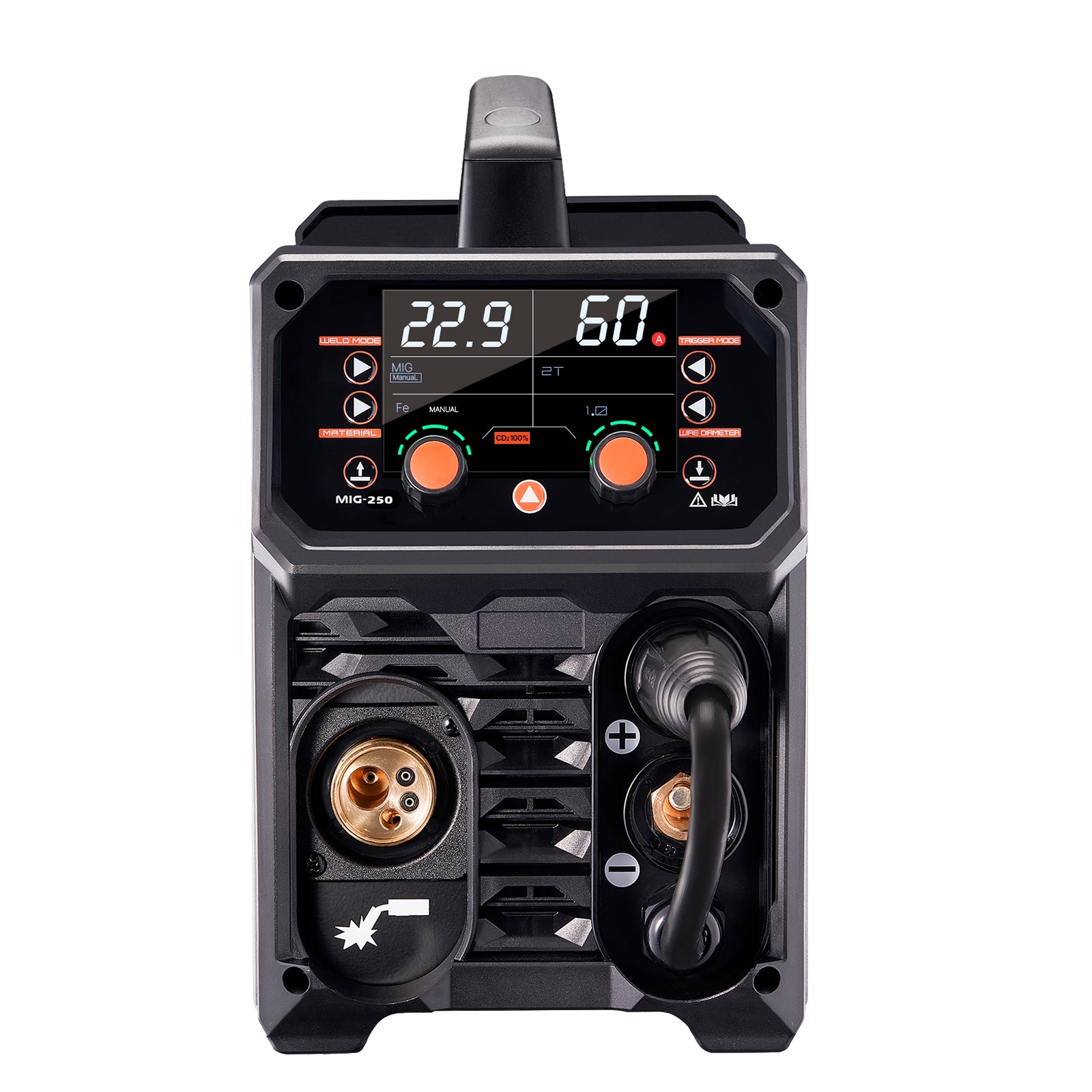Pro MIG Welder 250A Pluse Mig Welding Machine 5-in-1 Synergic Welder Machine