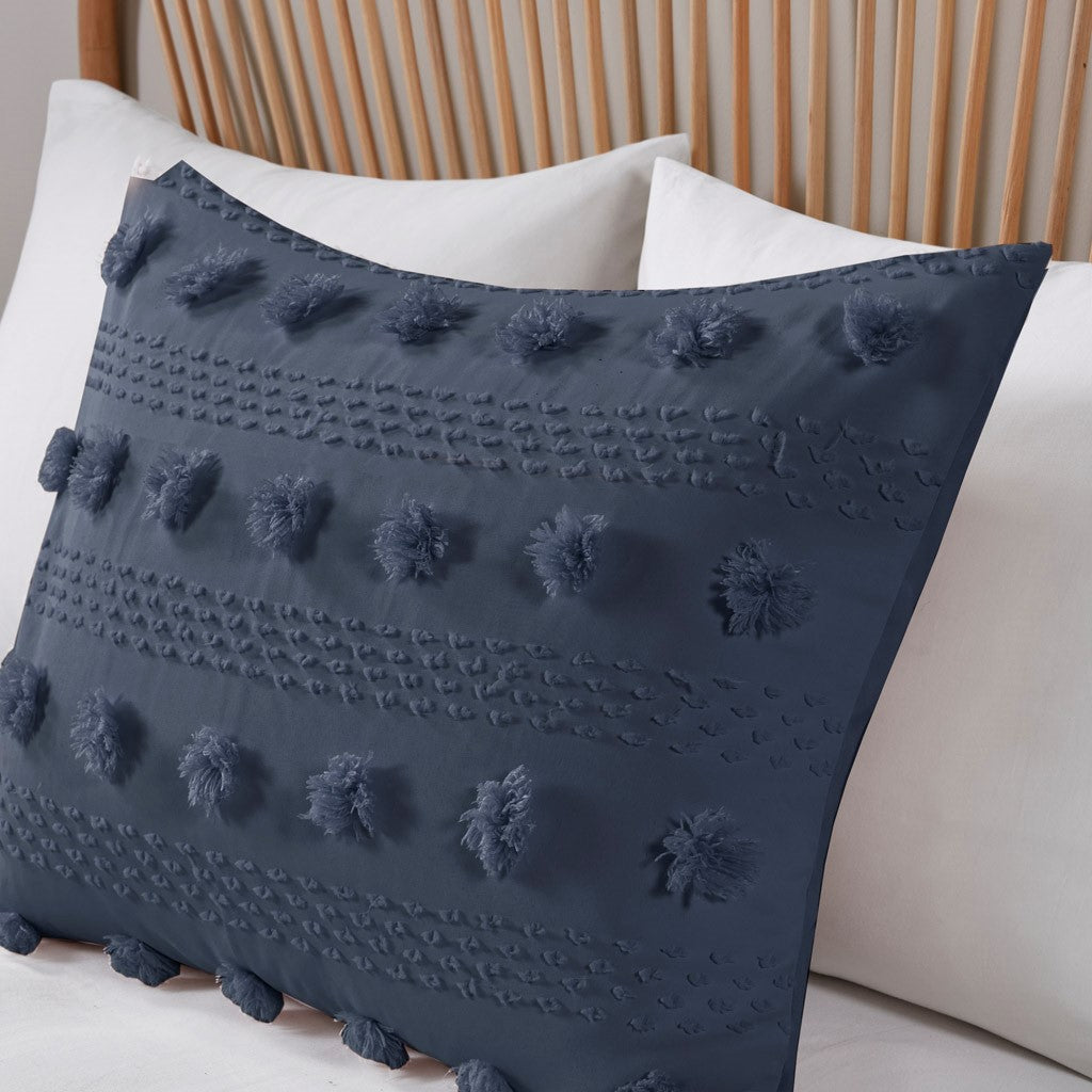 Full/Queen Clip Jacquard Comforter Set