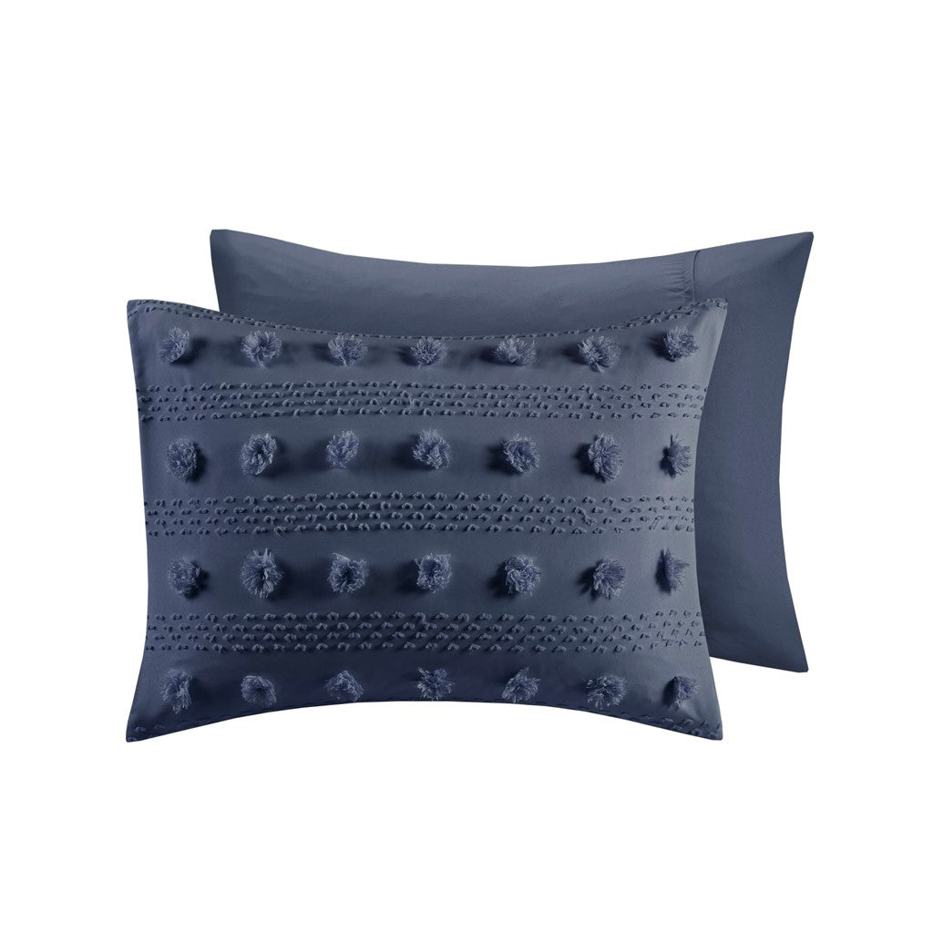 Full/Queen Clip Jacquard Comforter Set
