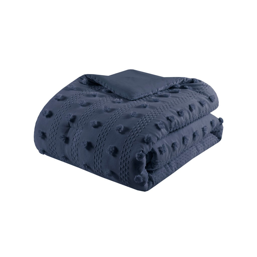 Full/Queen Clip Jacquard Comforter Set