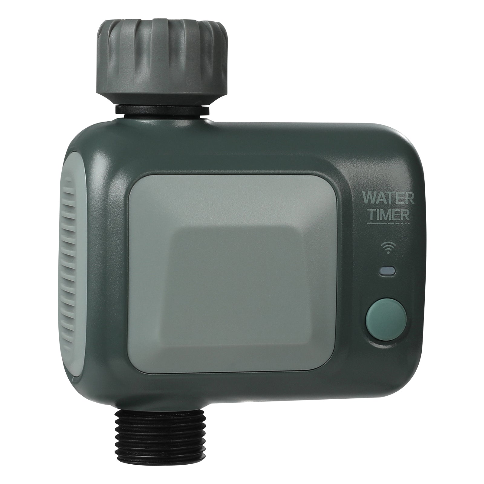 WiFi Sprinkler Timer, Single Outlet, Smart Hose Faucet Water Timer with Brass Inlet, APP Control via 2.4Ghz WiFi or Bluetooth, Voice Control with Alexa Google Assistant, IPX6 for Yard Watering