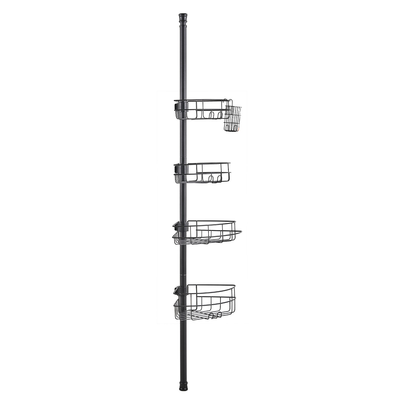 56" to 114" High Shower Corner Caddy Tension Pole Rust-Proof Tension Pole