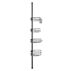 56" to 114" High Shower Corner Caddy Tension Pole Rust-Proof Tension Pole