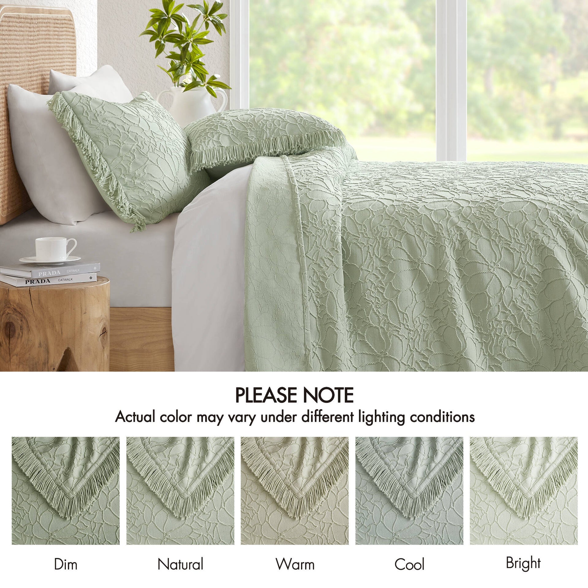 3PCS Queen Bedspread Set