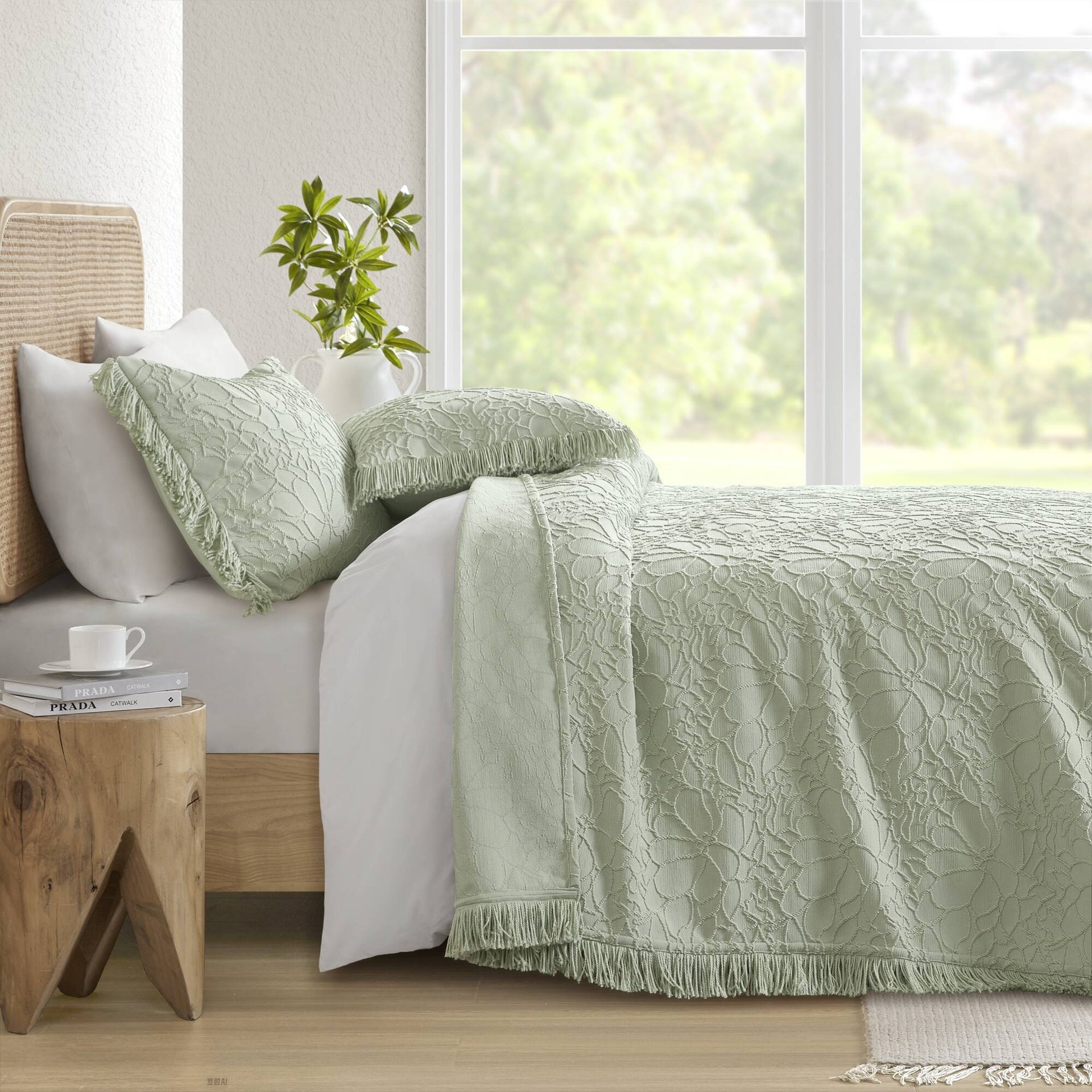 3PCS Queen Bedspread Set