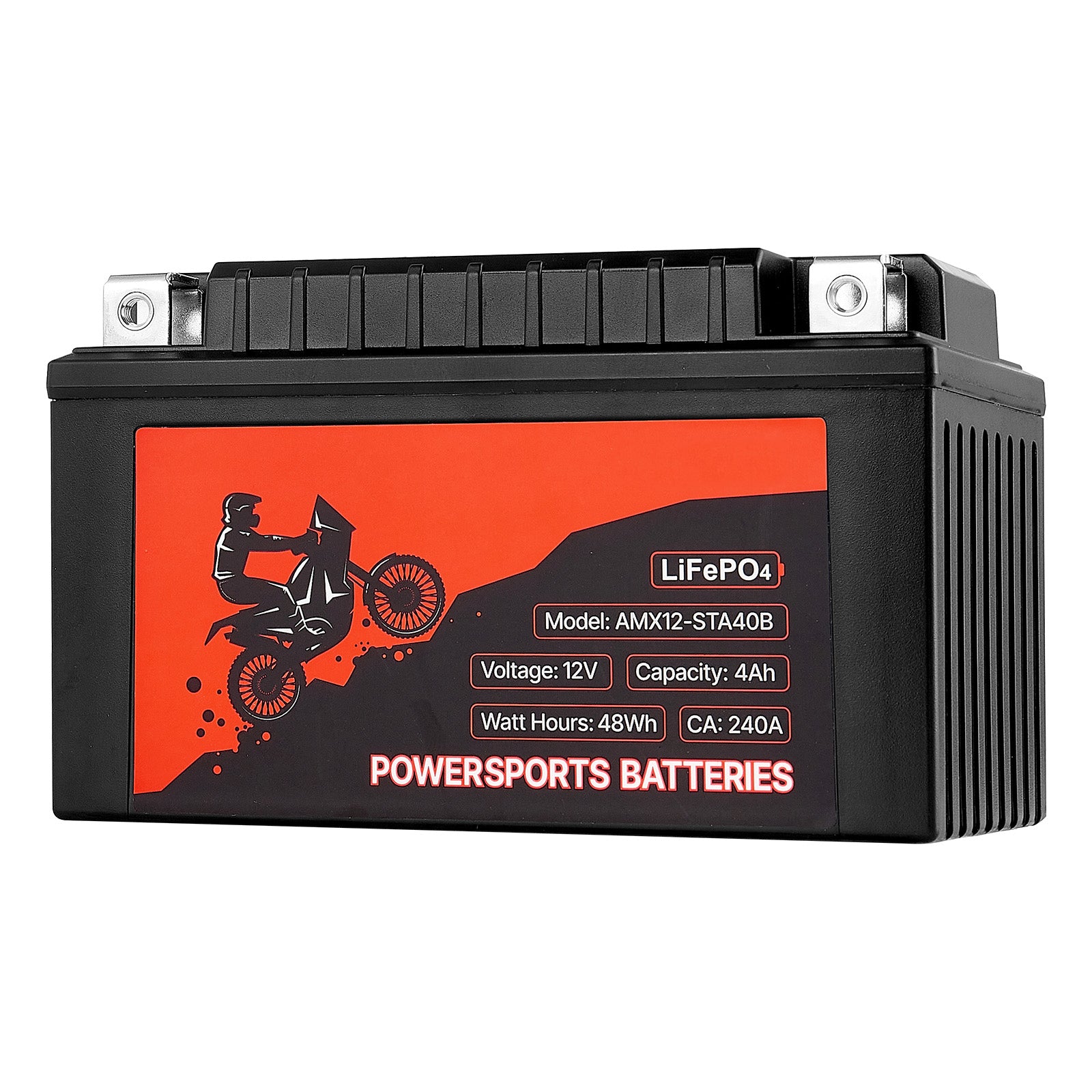 Motorcycle Battery 12V 4Ah YTX12-BS High Performance Powersports Battery