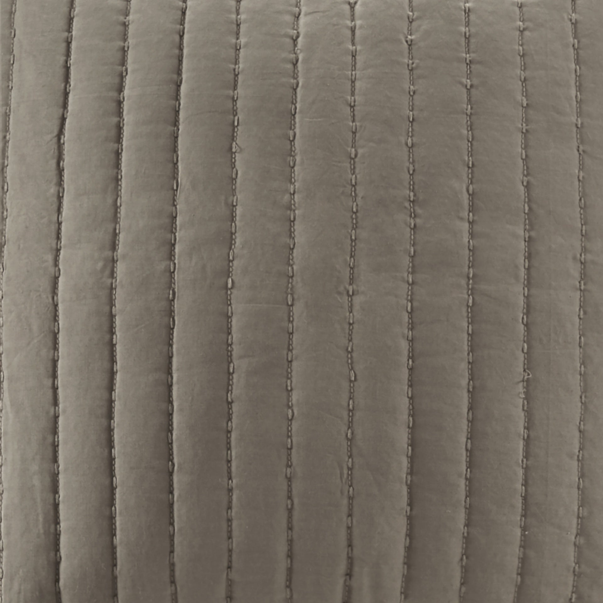 Cotton Quilted Euro Sham Taupe Euro Sham