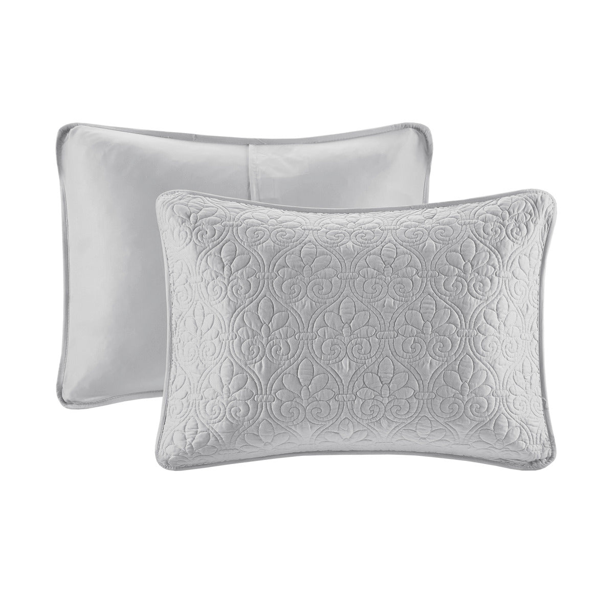 Reversible Bedspread Set Grey Queen