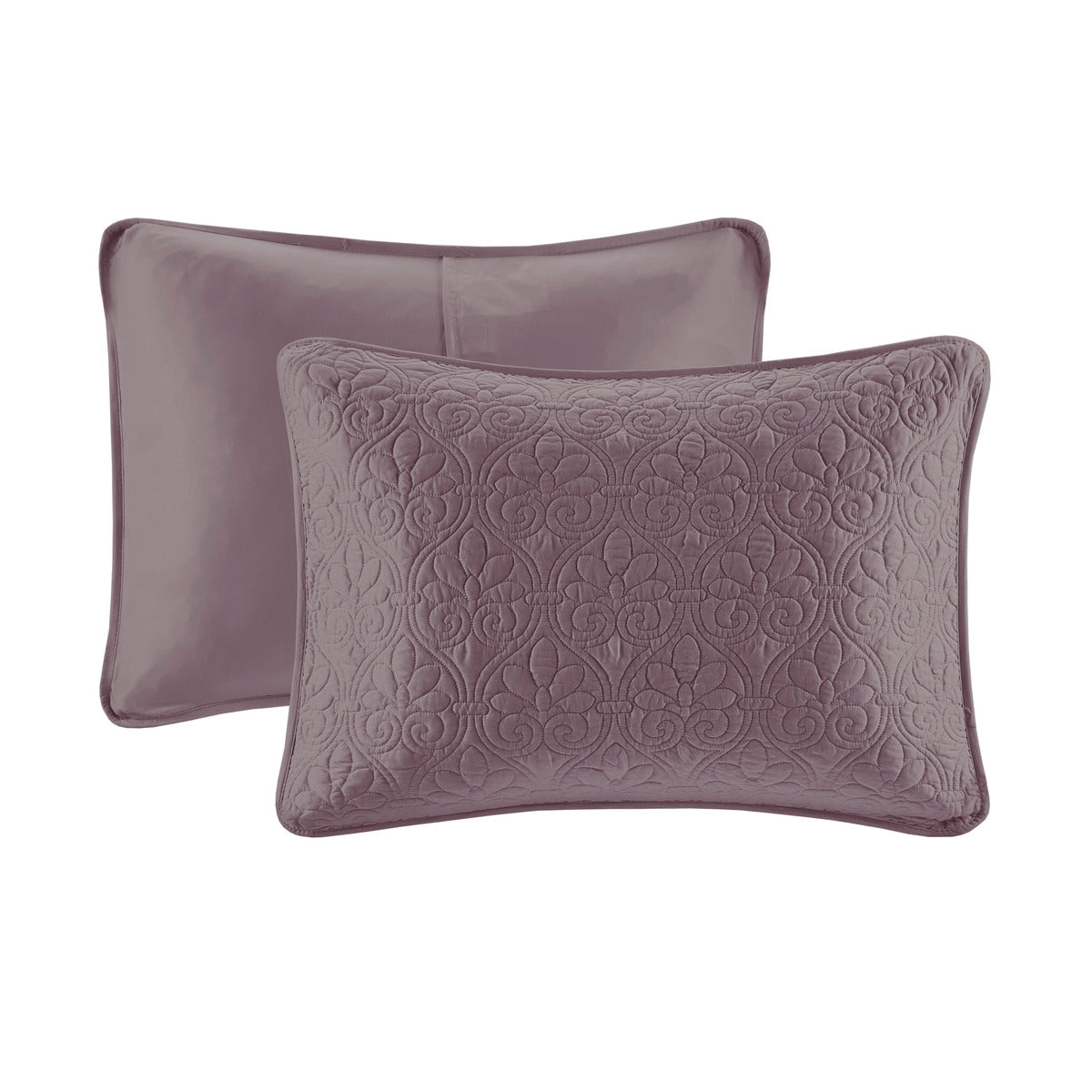 Reversible Bedspread Set Purple Queen