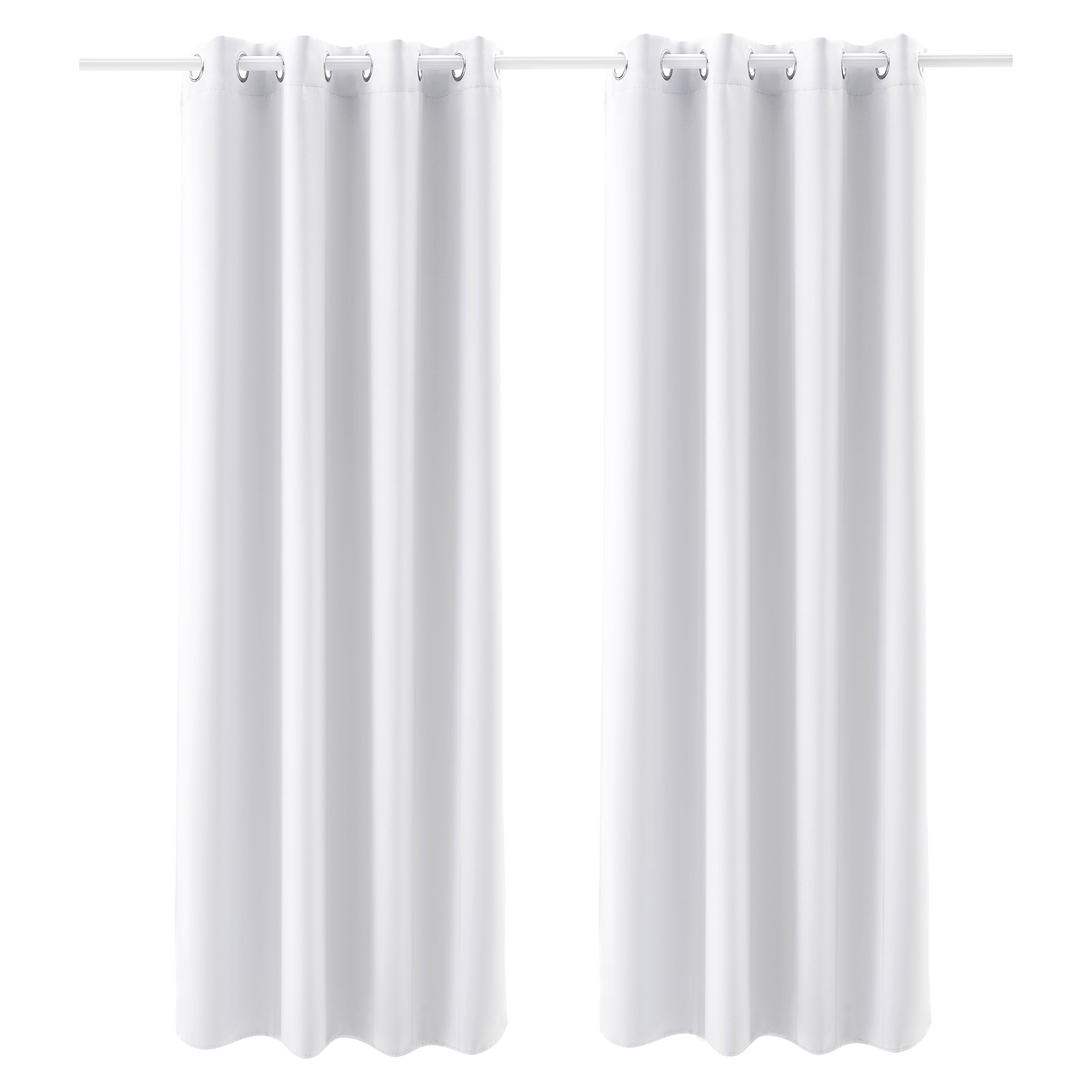 2 Set Blackout Curtain Grommet Window Panel Thermal Insulated Drapes 52x84 inch