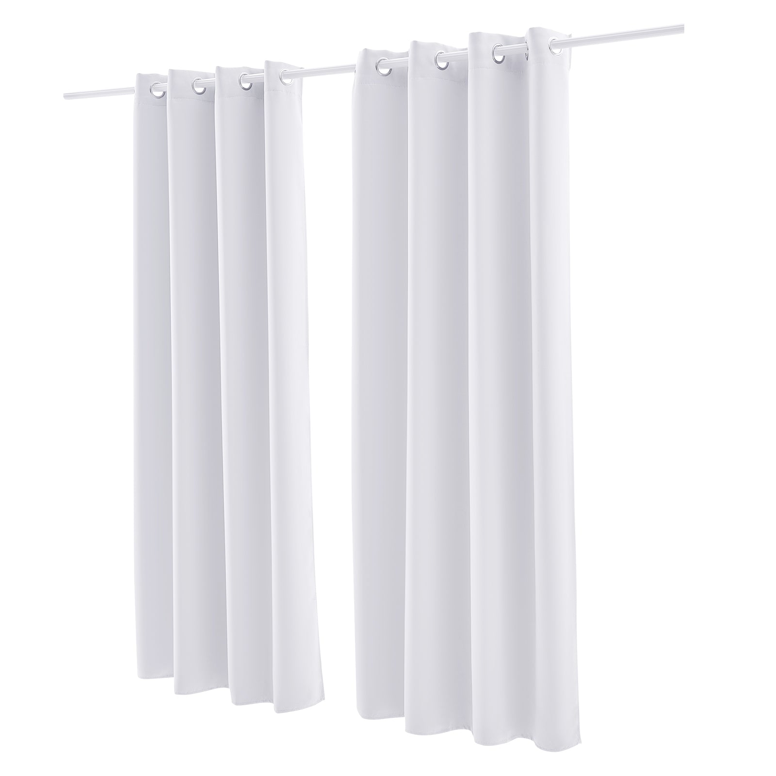 2 Set Blackout Curtain Grommet Window Panel Thermal Insulated Drapes 52x84 inch