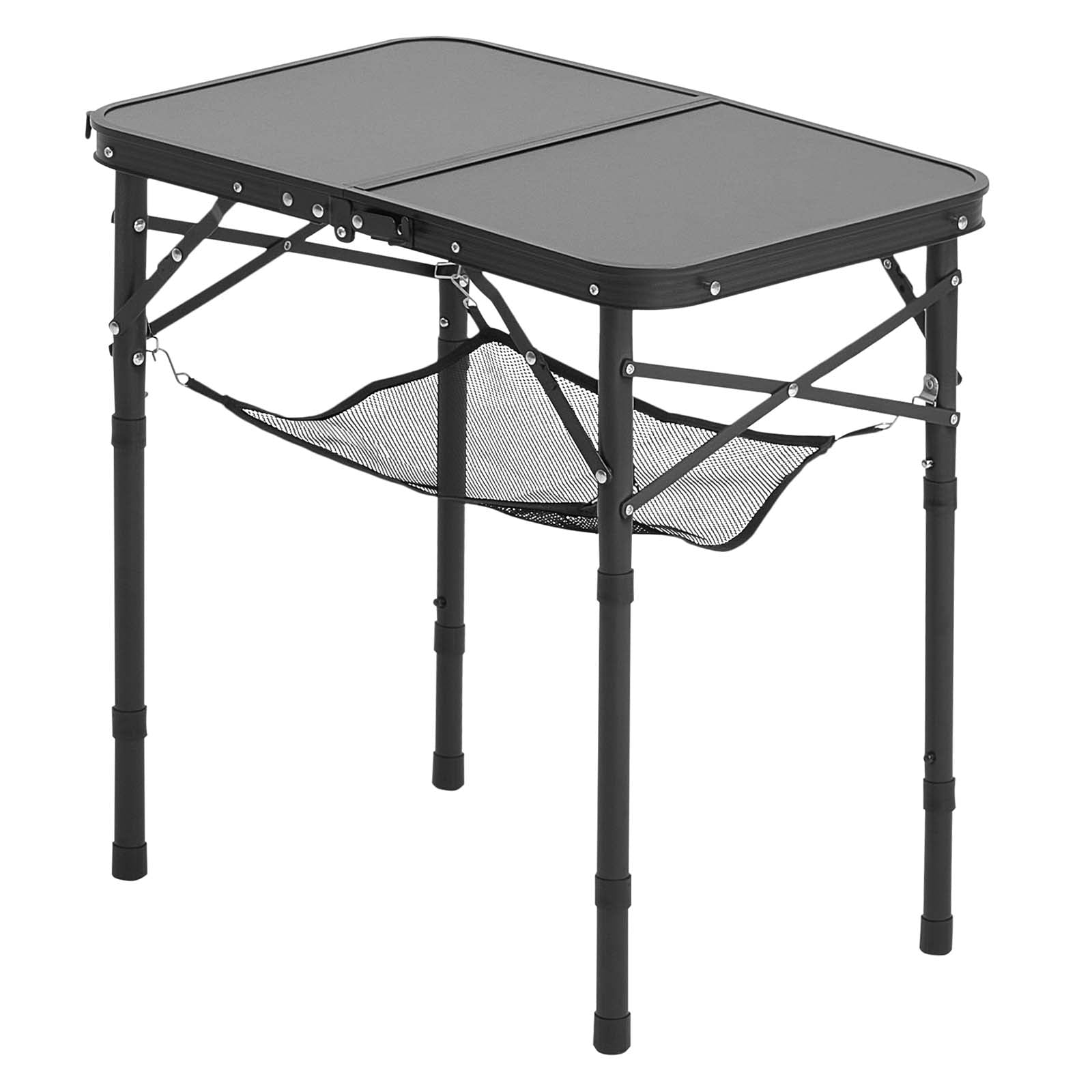 2ft Folding Portable Camping Table Aluminum Outdoor Table Adjustable Height