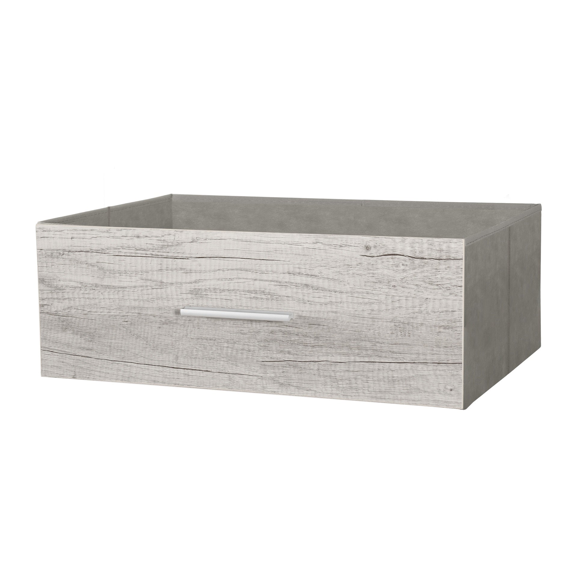 6-Drawer Dresser with Large Fabric Drawers, Grey