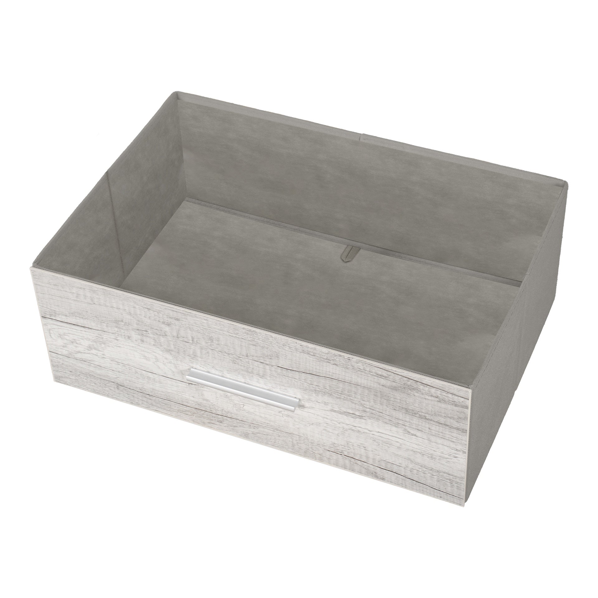 6-Drawer Dresser with Large Fabric Drawers, Grey