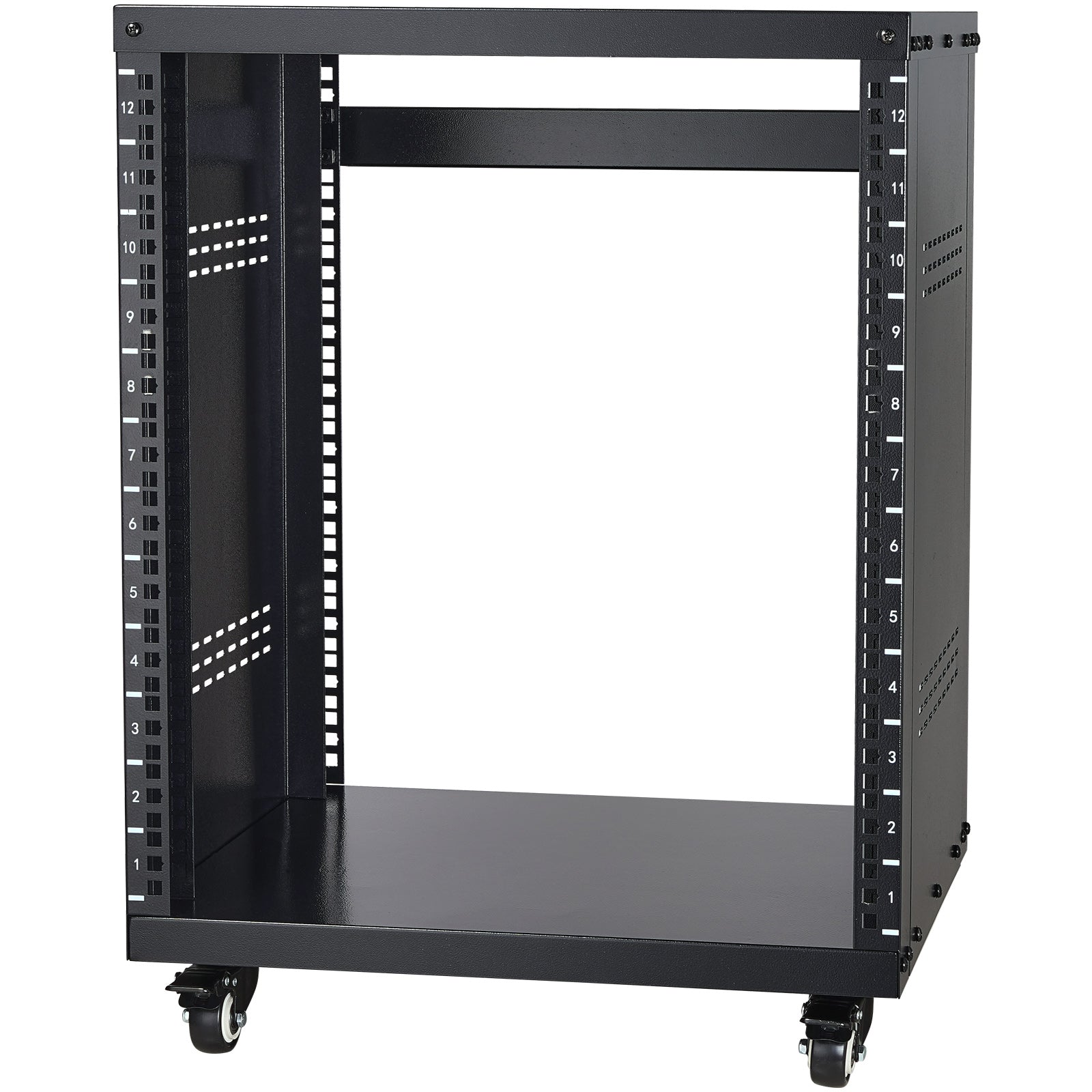 12U AV Rack Stand 500 lbs Capacity Network Stereo Recording Studio Rack